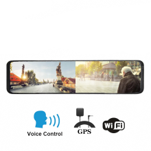 HGDO D566 4K Mirror Dash Cam: 3-in-1 Sony IMX415 met GPS, wifi, achteruitrijcamera en parkeersensoren