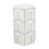 Elegant Multi-Faceted Mirrored Side Table for Living Room Décor 1