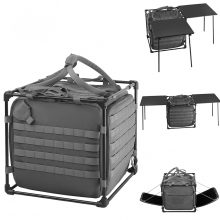 Ultimate Portable Camping Desk 3.0: Lightweight 7075 Aluminum Alloy for Hunting, BBQ, Climbing, and Hiking Adventures