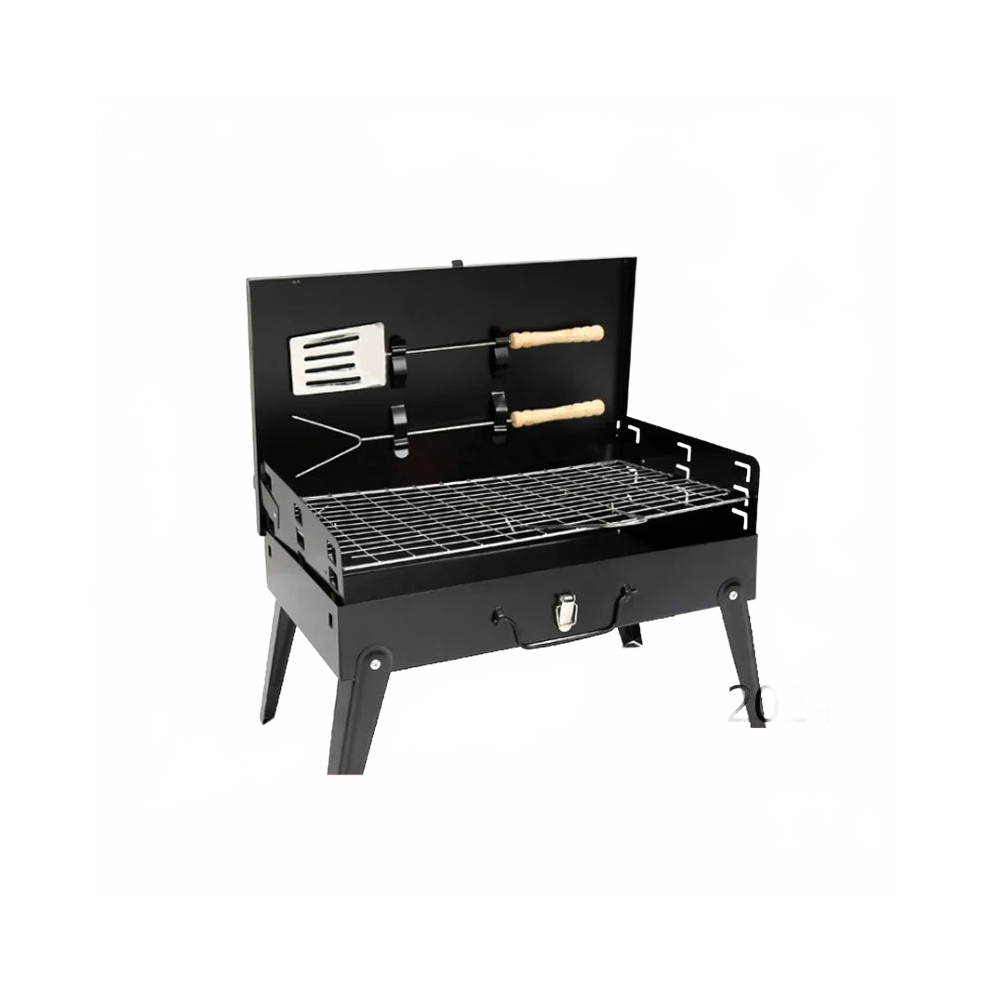 Compact Foldable BBQ Grill: Portable Outdoor Oven for Easy Backyard Barbecues-image-OPC-PMGHQH8-NEW