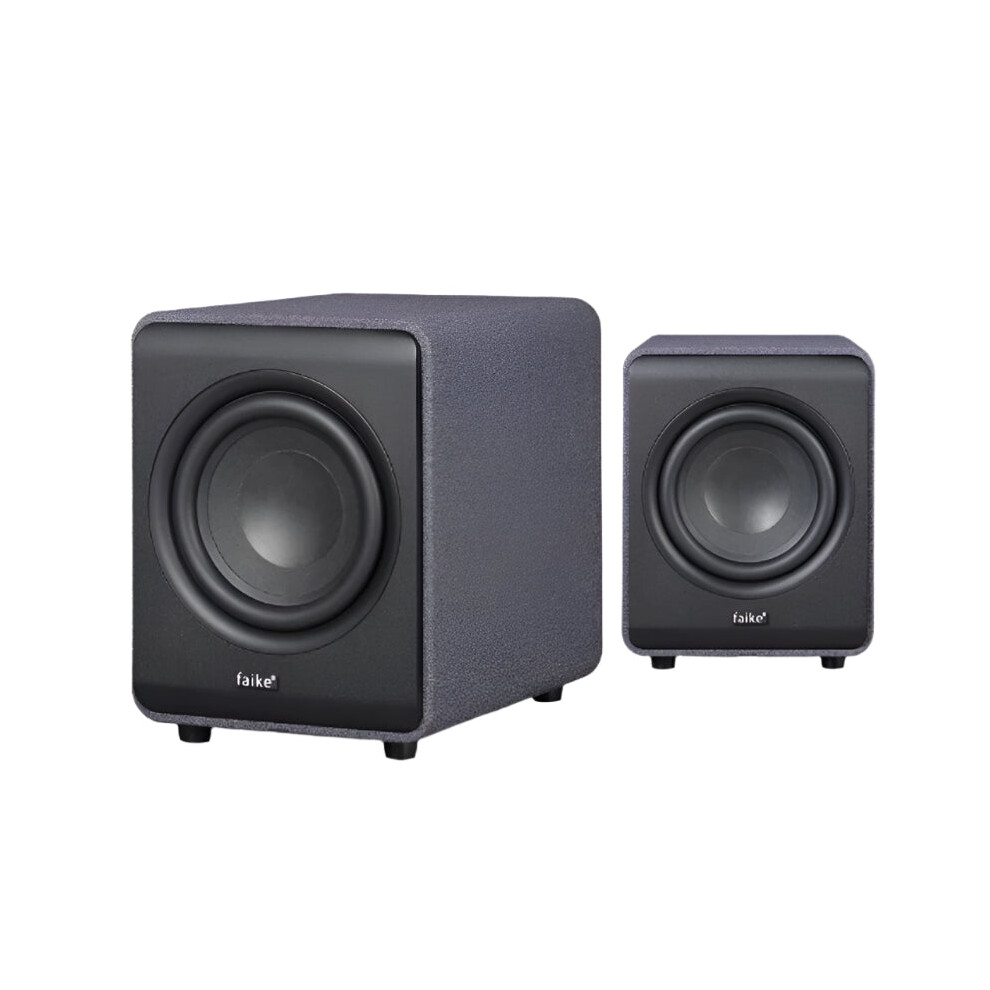 Aosibao 8-Inch 200W Active Subwoofer - High-End Hifi Bookshelf Speakers With Long Stroke Wooden Audio Sound Box, 4 Ohm High Power 7445043285282