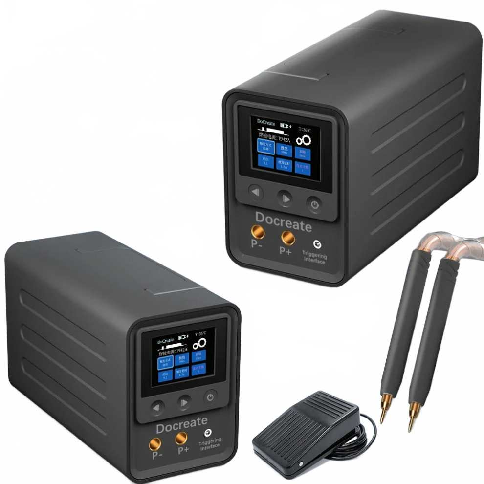 Compact Digital Spot Welder With 2.4-Inch Color Screen, 10A Supercapacitor For 18650 Lithium Battery Welding 7445047131172