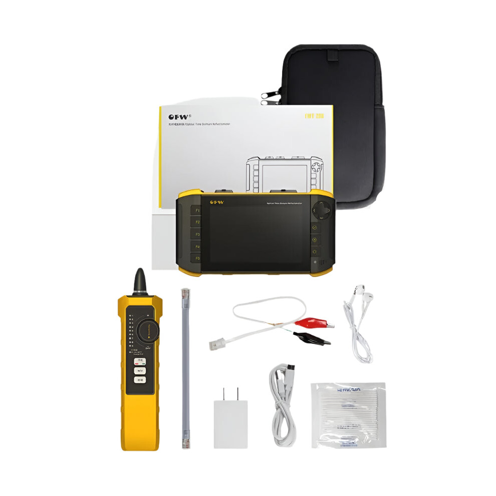 Ofw Mini Otdr 1610Nm 20Db Optical Reflectometer With Touch Screen - Active Fiber Live Tester, Opm, Vfl, Iola 744110530087