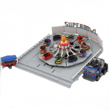 Superbowl Fairground Ride MOC Building Blocks - Motorized Technology Bricks Playground Collection Toy