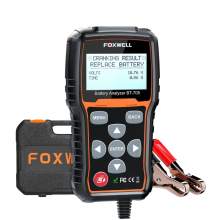 Foxwell BT705 Professionele accutester voor 12V/24V-systemen - Start- en laadsysteemanalysator voor zware vrachtwagens (100-2000 CCA)
