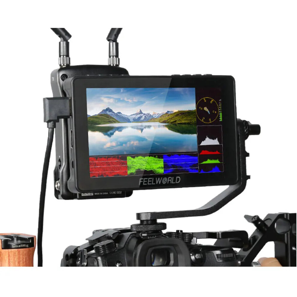 Feelworld F5 Pro V4 6 Touchscreen Dslr Camera Field Monitor With 3D Lut, 1920X1080 Resolution, 4K Hdmi, And F970 External Kit Compatibility 313092793720