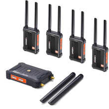 Ultra HD 4K Wireless HDMI Extender for Camera Live Streaming - Dual Display Audio/Video Transmitter & Receiver