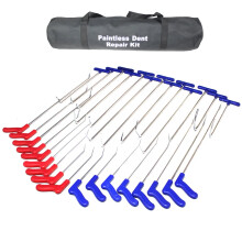 30-Piece Professional Car Dent Repair Rod Kit with Tool Bag and Hook Tools