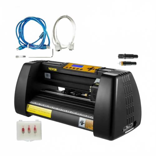 14-Inch Vinyl Cutter Machine with Stand & SignMaster Software - Complete Starter Bundle for Sign Making