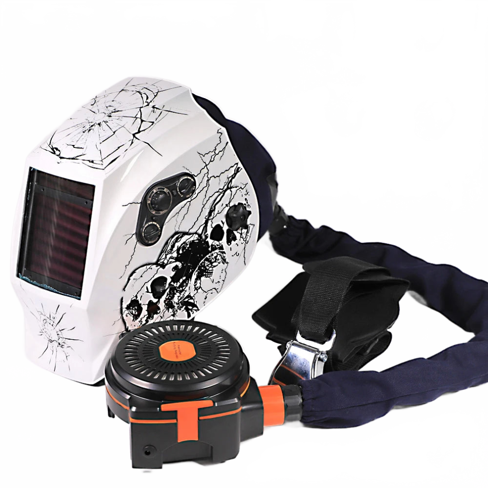 Propapr Air-Fed Welding Helmet With True Color Filter & Respirator - Nylon Dust Removal & Grinding Protection 726084527744
