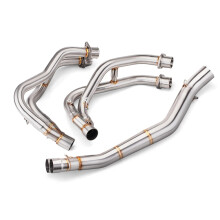 ZX25R/RR Slip-On Exhaust System with 51mm Front Tube Link Pipe - Full Motorcycle Performance Upgrade