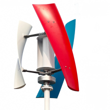 Efficiënte, geluidsarme windturbinegenerator voor thuisgebruik - opties 10 kW, 15 kW, 20 kW met MPPT-regelaar, verticale windmolen van 12 V/24 V/48 V