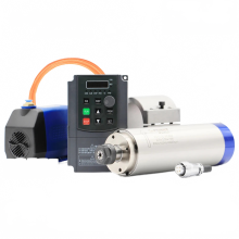 Premium 2.2KW Water-Cooled Spindle Kit with ER20 Collet, 80mm Spindle Bracket, 2.2KW VFD & 75W Water Pump