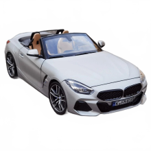 1:18 schaal 2019 zilveren lichtmetalen BMW Z4 Cabriolet Diecast Model - Perfect voor verzamelaars en sportwagenliefhebbers