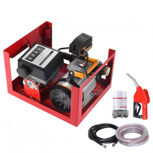 Compact Diesel Fuel Transfer Pump with Automatic Refueling Gun for Vehicle Maintenance