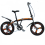 Compact Dual Disc Brake Bicycle with High Carbon Steel Folding Frame - Lightweight, Variable Speed, Unisex Design for Students 1
