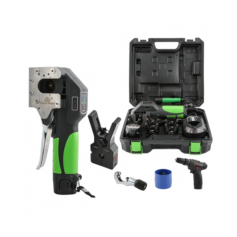 Dszh St-E900a Electric Flaring Tool Kit - Precision Flare Tool For Copper Tubes, I For Air Conditioning & Refrigeration 726084244740