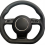 Audi A3/A4/A5/A6/A7/Q3/Q5/Q7 Fully Perforated Flat Bottom Steering Wheel Assembly 1