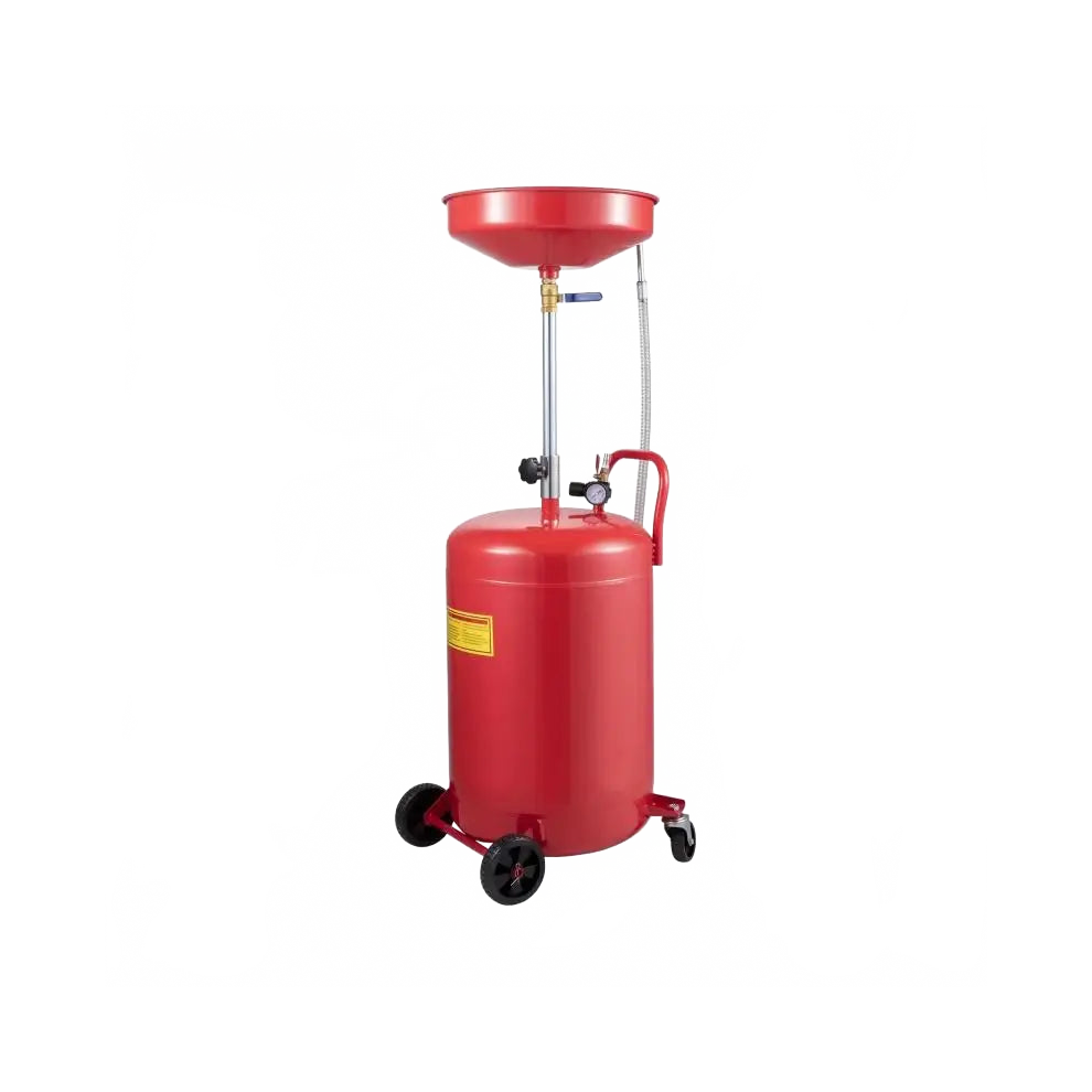 Air-Operated 20 Gallon Waste Oil Drain Tank With Pressure Regulating Valve For Efficient Fluid Fuel Transfer 744759435231