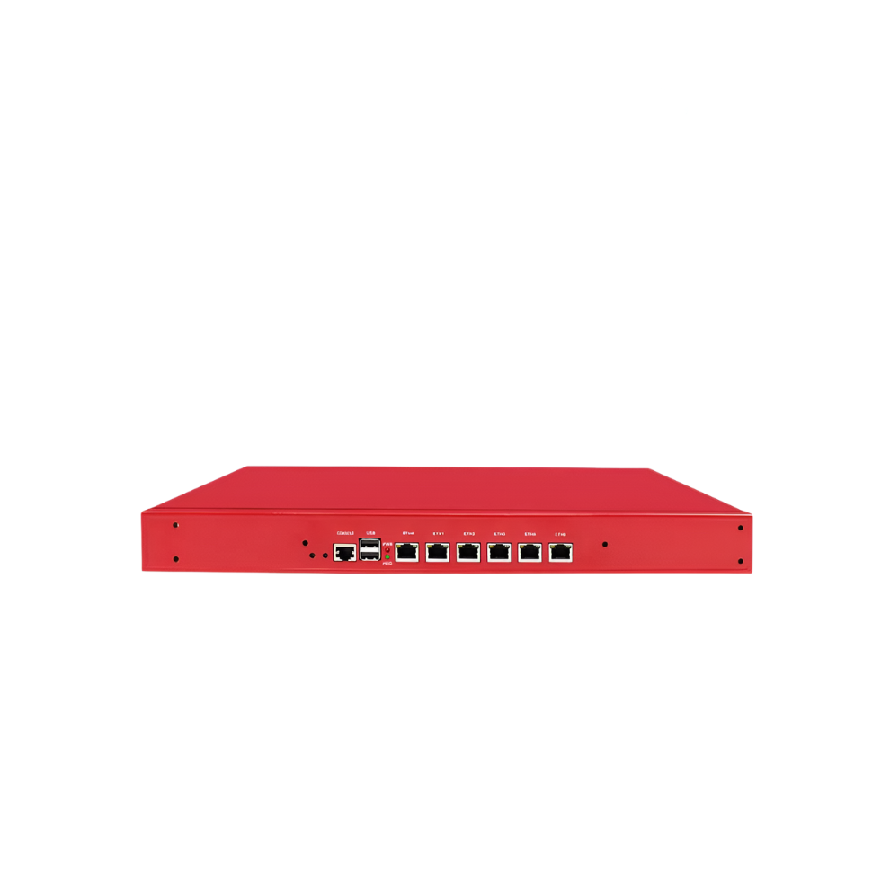 Ikuaios 1U Rackmount Network Device - Ivy Bridge Intel Core I3/I5/I7, 6X1g & 2X5g Ports, Compatible With Pfsense, Mikrotik, Vyos Red 313094751766