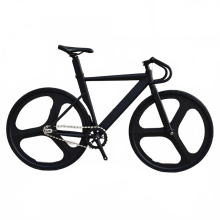 Fixed gear baanfiets van aluminiumlegering met magnesium wielen met 3 spaken - 700C forenzenfiets