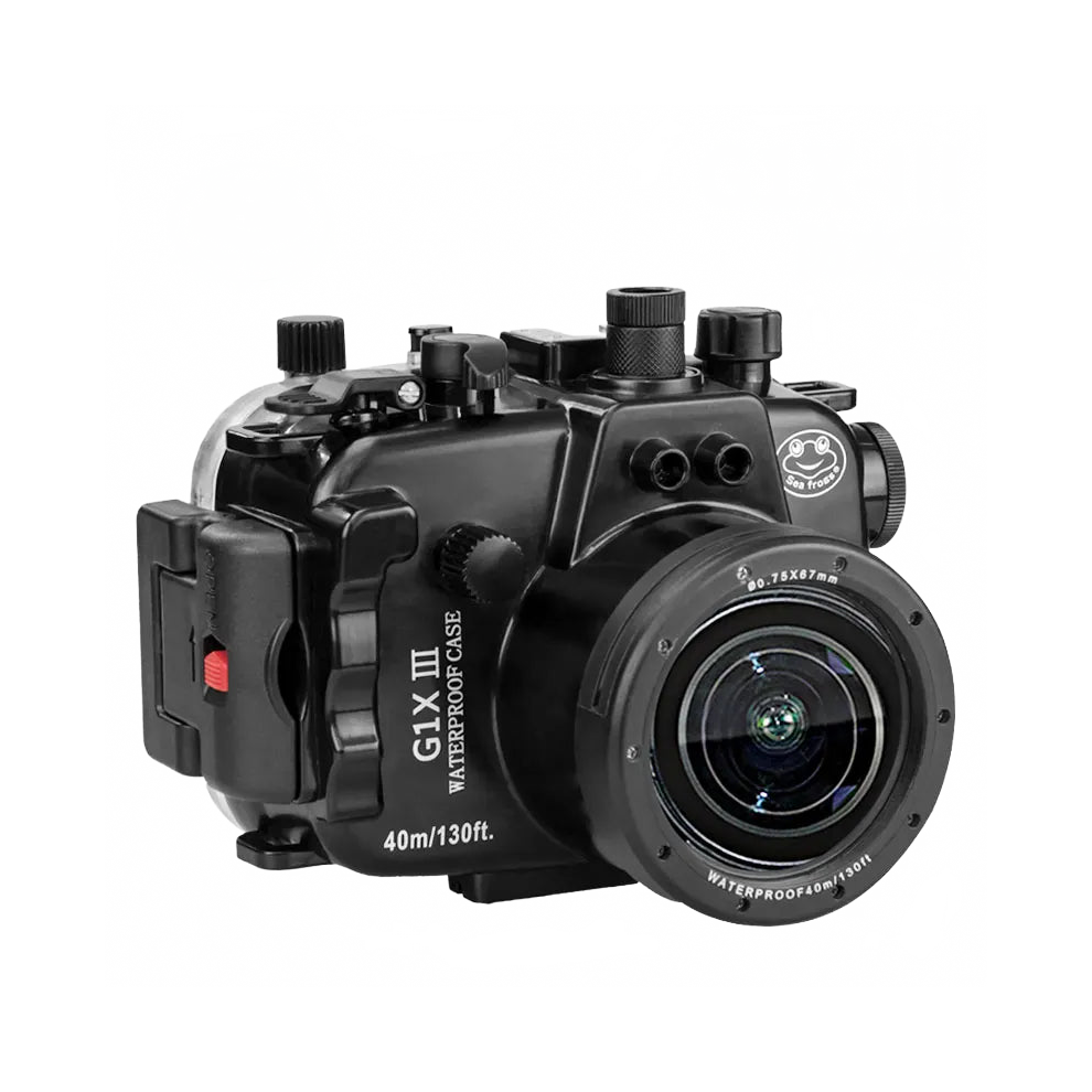 Seafrogs 40M/130Ft Waterproof Underwater Camera Housing Case For Canon G1x Mark Iii Powershot 313094194150