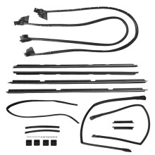 Complete 17-Piece Door & Tailgate Weatherstripping Seal Kit for 1978-1987 El Camino