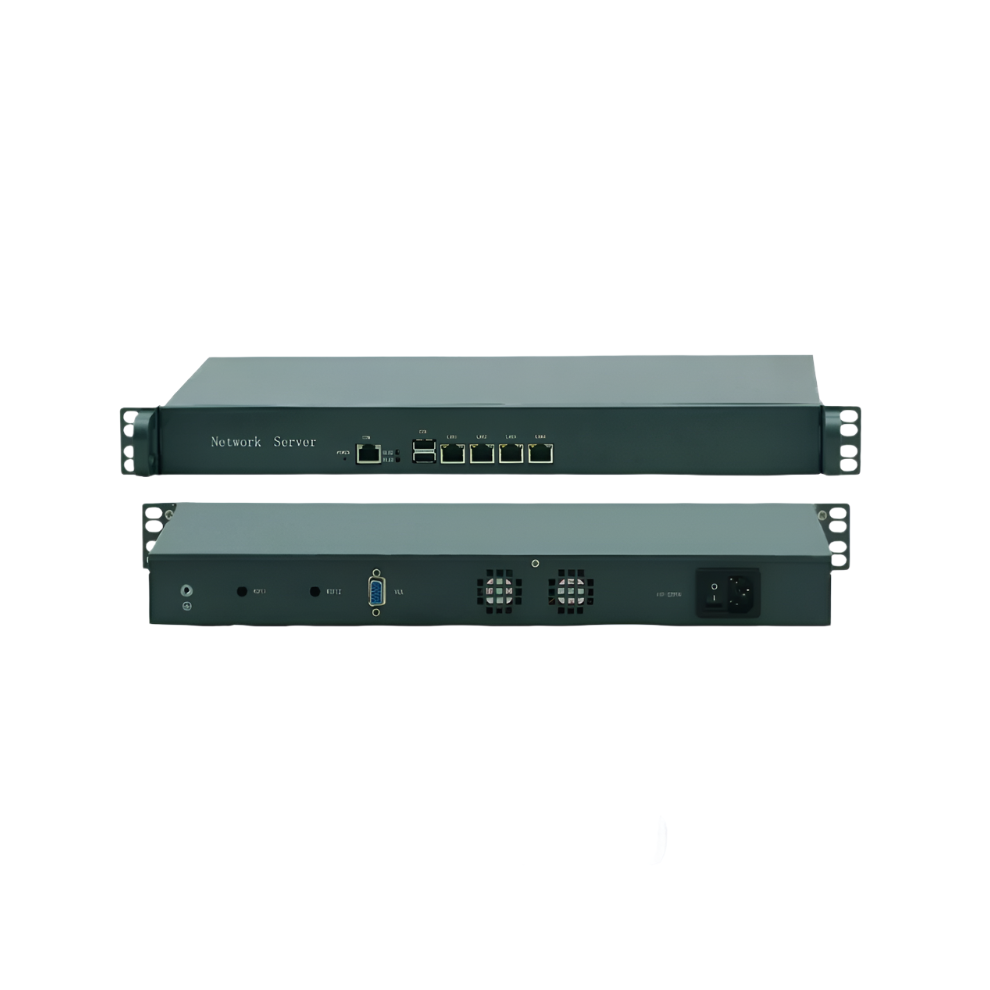 Partaker Intel Celeron J1900 Quad-Core 1U Rackmount Network Server With 4 Intel Lan Ports, Firewall Router, Pfsense, 4Gb Ram, 64Gb Ssd 744110224641
