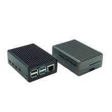 Premium aluminiumlegering behuizing voor Raspberry Pi 4 Model B - Strakke en duurzame bescherming voor Pi 4B