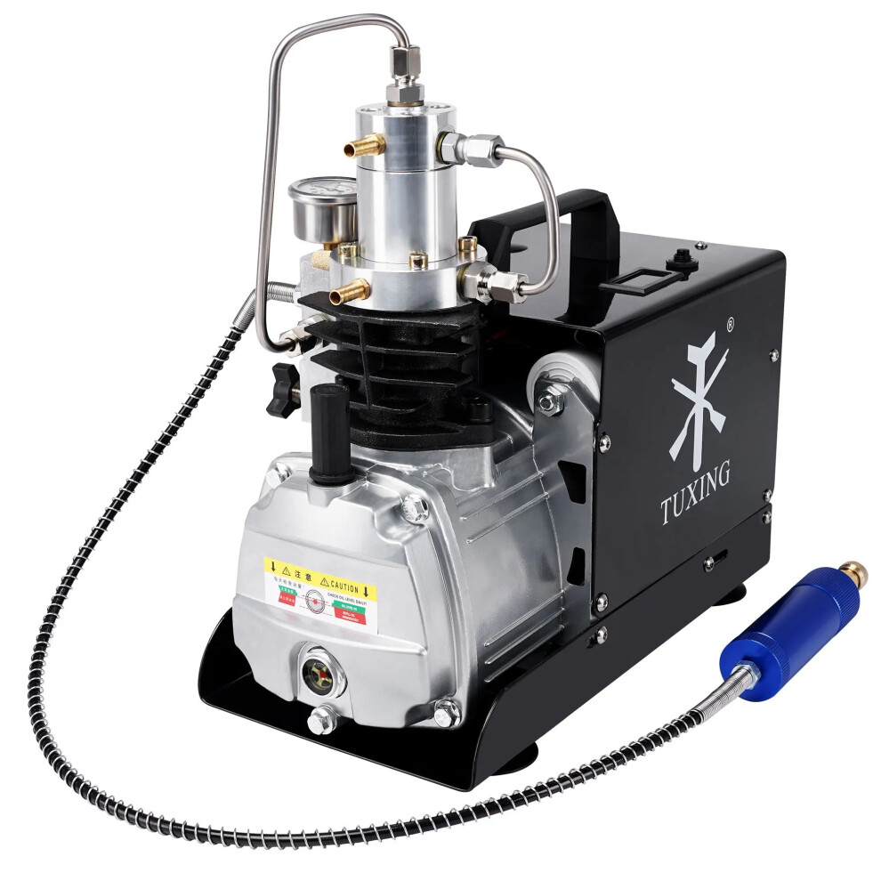 Txes021 High-Pressure Pcp Air Compressor, 4500 Psi For Scuba & Rifle Tanks, 220V/110V 313018745734