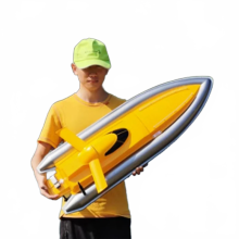 Blue Sky Trawling Boat: One-Click Automatic Fishing Net Release & Remote Fish Unhooking System