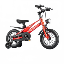 Grylls Magnesium Alloy Kids Bike with Light - Perfect for Ages 3-6, Stroller-Compatible Boys & Girls Pedal Bicycle