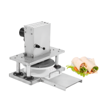 Hocheffiziente 22-cm-Rundteigplattenpresse mit 2-kW-Motor und lebensmittelechter Platte