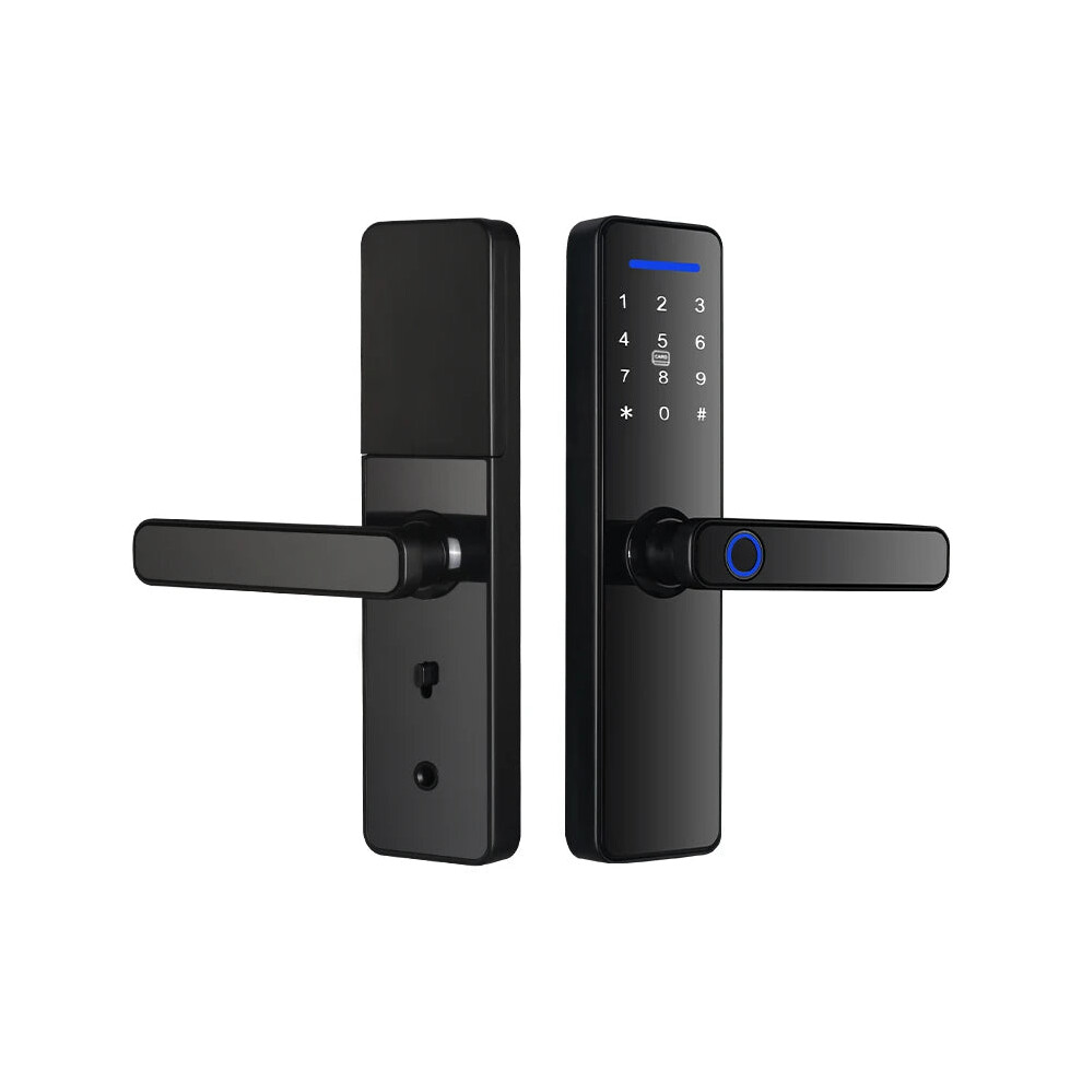 Qleung S811 Smart Wifi Door Lock With Fingerprint, Password, Card Access & Tuya App Integration 7445009030048