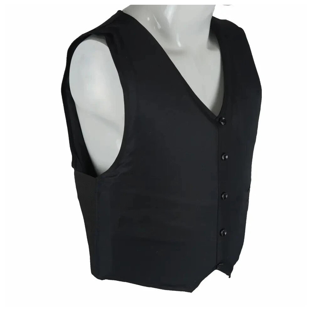 Concealed V-Neck Bulletproof Vest - Nij Iiia Aramid Soft Armor For Self-Defense 7445036038000