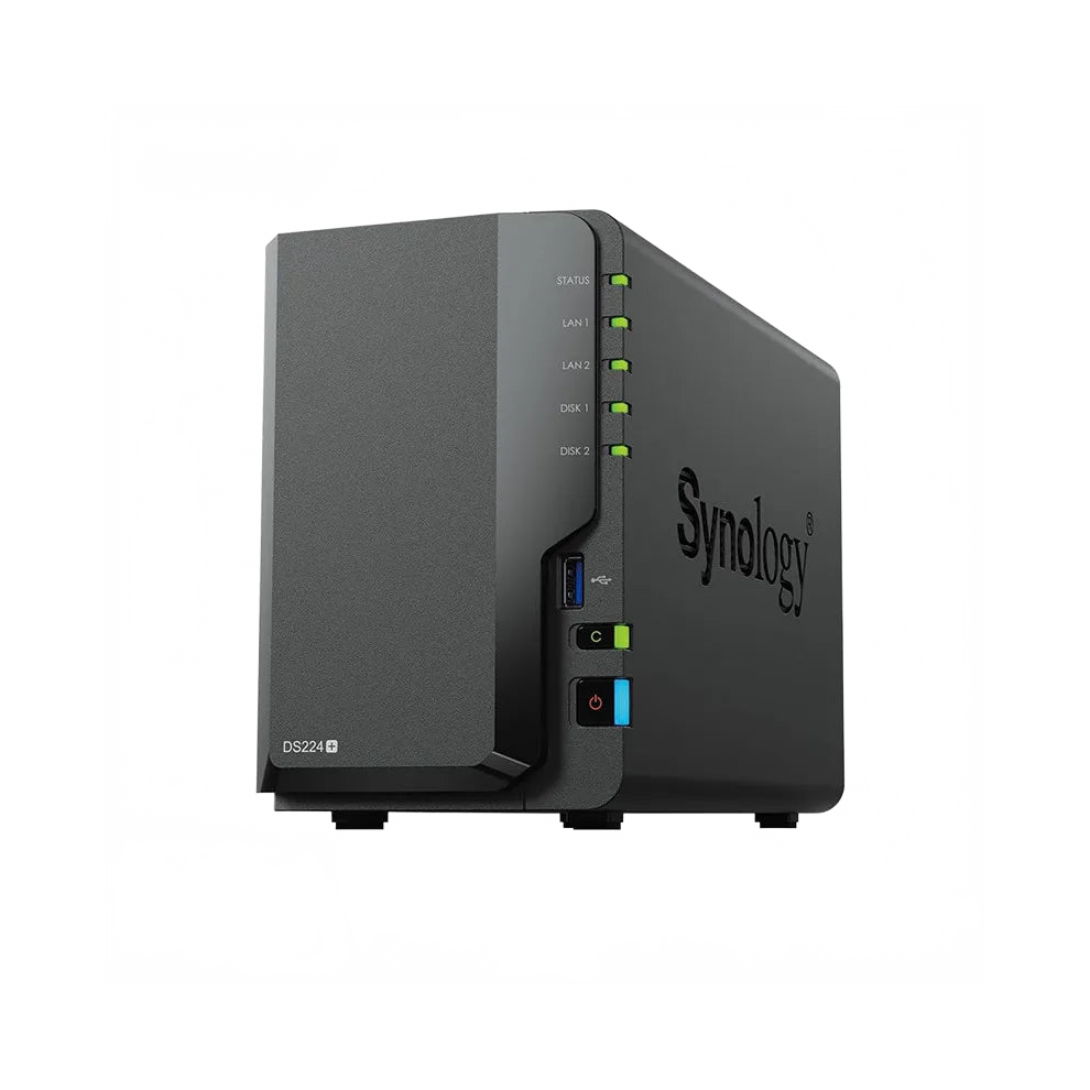 Synology Ds224 2-Bay Nas Diskstation: Personal Cloud Storage Server For Home Network - Diskless 304623140564