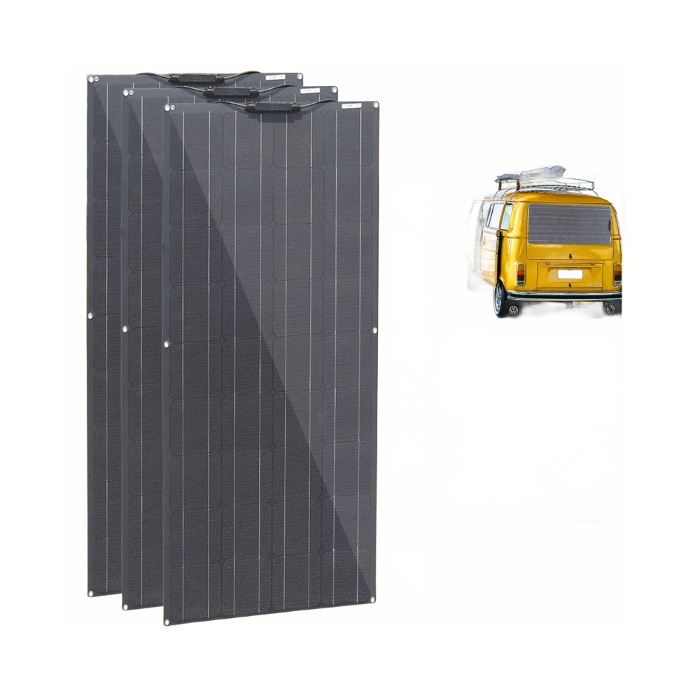 High-Efficiency Etfe Flexible Solar Panel Kit - 12V 450W/300W/150W/100W Solar Battery Charger For Home, Car, Rv, Boat, And Camper 744759304841
