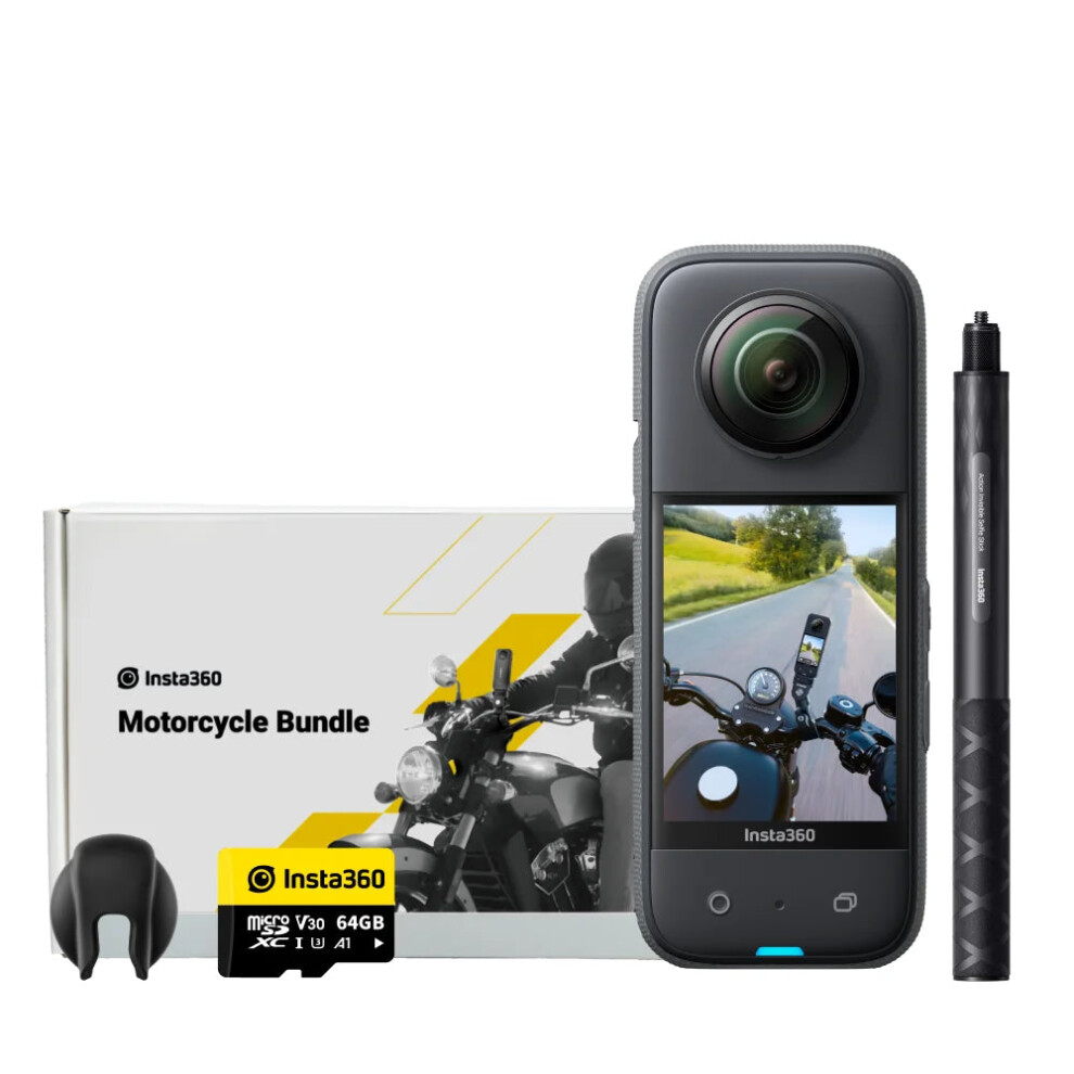 Insta360 X3 Waterproof 360 Action Camera - 48Mp Sensors, 5.7K Hdr Video, 72Mp Photos, 4K Single Lens 313046740701