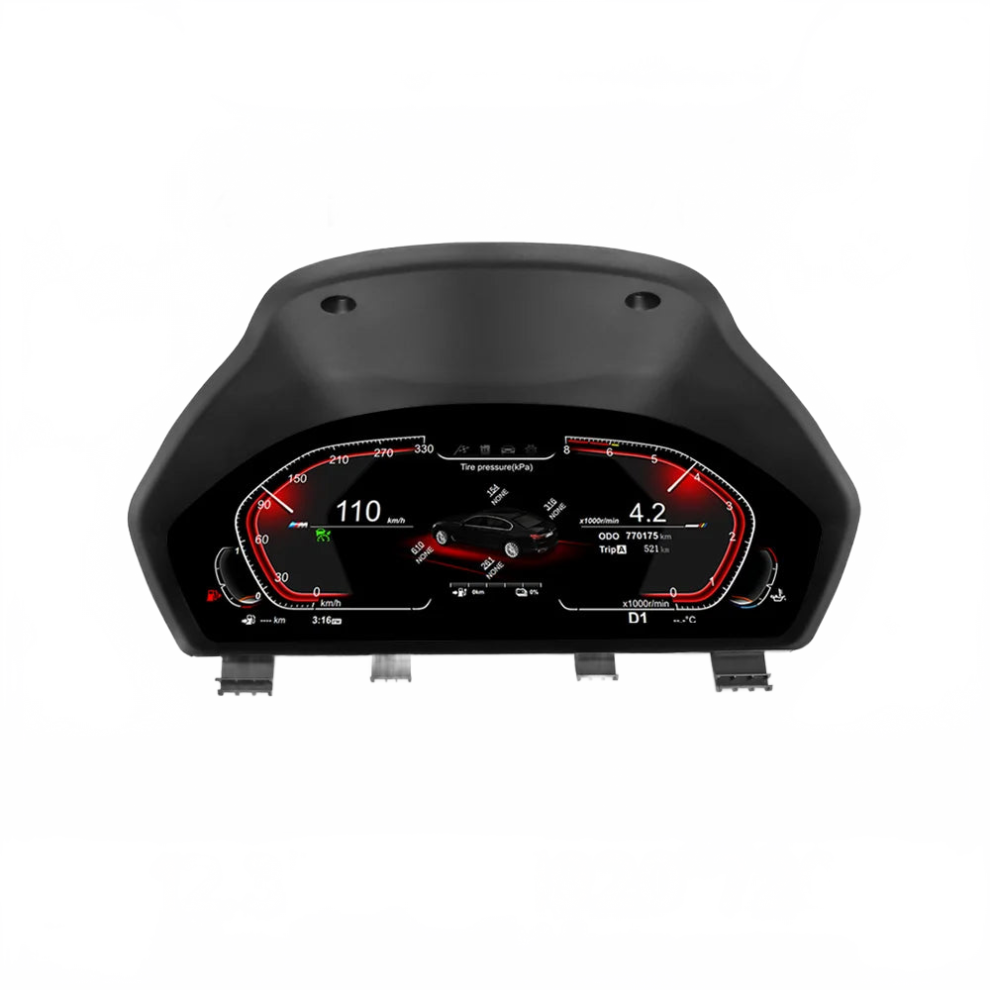 Bmw 3 Series F30/F31/Gt F34 & 4 Series F32/F33/F36 12.3 Digital Lcd Instrument Panel & Speedometer Dashboard Upgrade 711181291704