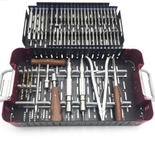 Comprehensive 56-Piece Orthopedic Screwdriver & Surgical Screw Extractor Kit for Medical and Pet Orthopedic Procedures