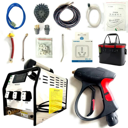 High-Pressure 220V Commercial Electric Steam Cleaner - 6-10 Bar Multi-Function Steaming Machine