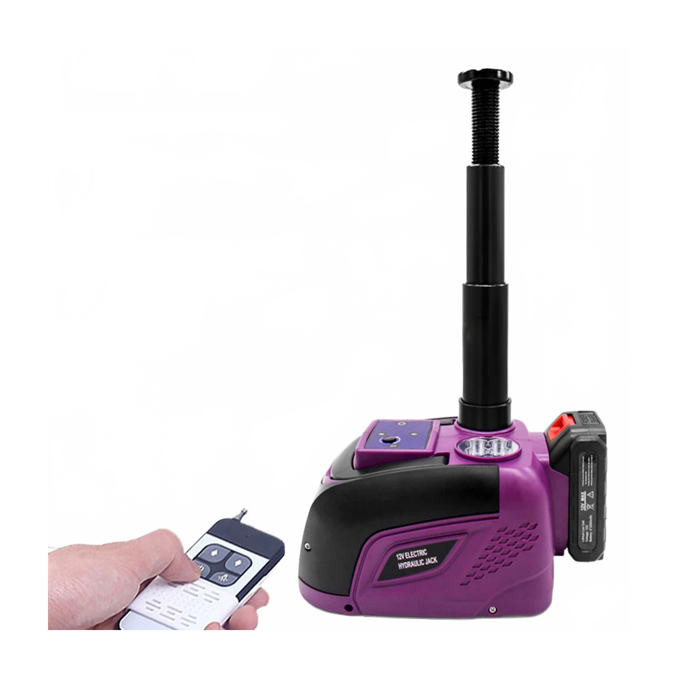 Fovow 12V Cordless 5-Ton Electric Hydraulic Jack Kit With Electric Wrench & Dual Batteries, 155-450Mm Lifting Range 7445030481420