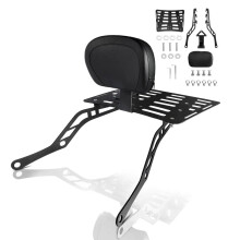 Aluminum Detachable Luggage Rack & Backrest for Can-Am Spyder F3 Series - Quick Release Sissy Bar
