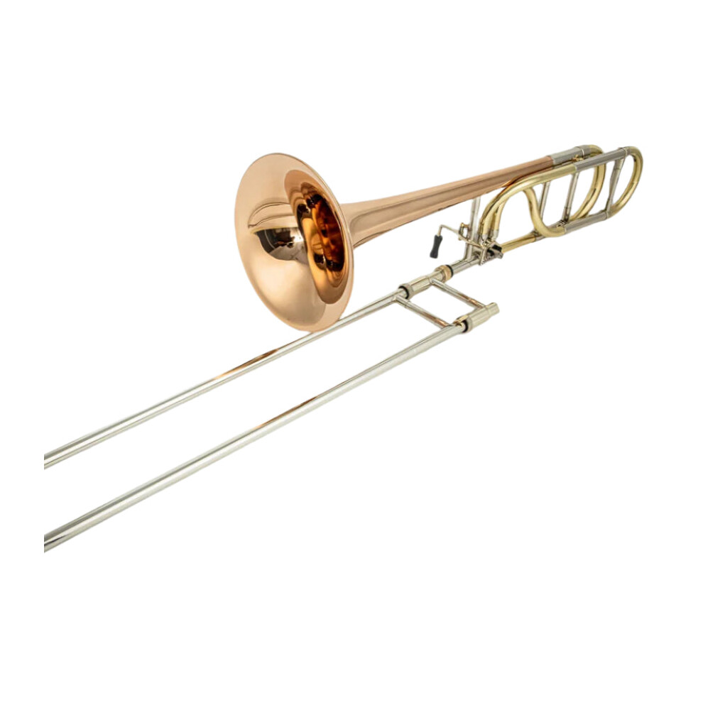 Bb F Tuning Jazz Trombone With Phosphorus Copper Finish And Protective Case Gold 7445027215212
