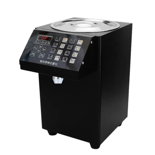 Automatic 16-Grid Fructose Dispenser for Bubble Tea Shops - Electric Syrup & Sugar Quantifier
