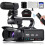 4K 60FPS 64MP Autofocus Vlogging Camcorder with Rotating Touchscreen & Live Stream Webcam 1