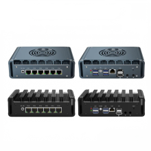 iKuaiOS Mini PCs with Intel 12th Gen Pentium Core - 6x2.5G Ethernet Ports for Firewall, Router, Server, and VM - Model G31 with Fan