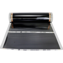 Efficient 140W/m2 Infrared Floor Heating Mat Kit - 50m2 Coverage, AC220V Carbon Electric Film with Accessories