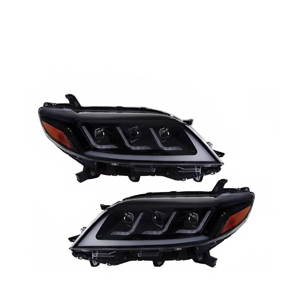 Toyota Sienna 2011-2020 Led Headlights: Modified Drl Turn Signal, Hi-Low Beam Projector Assembly 744759630735