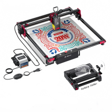 Algolaser DIY-kit: 20W CNC-houtlasergraveur en -snijder met lange/korte focus voor offline houtbewerking met telefoonbediening